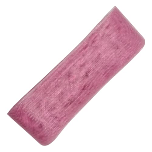 Abbaoww Steifer Rosshaar-Zopf, 10,2 cm breit, 22,7 m lang, für Polyester-Stäbchen, Nähen, Hochzeitskleid, Tanzkleider, Kleid, Formung, Besatz, Zubehör, Rosa von Abbaoww