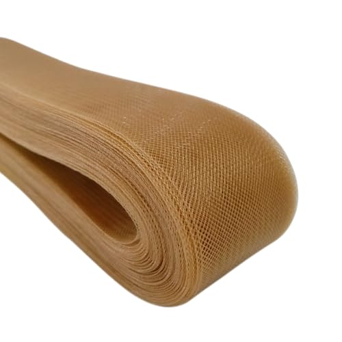 Abbaoww 45,7 m, weiches Rosshaargeflecht für Polyester, Nähen, Hochzeitskleid, Tanzkleider, Kleiderzubehör, Braun Abbaoww 45,7 m, weiches Rosshaargeflecht für Polyester, Nähen, Hochzeitskleid, Tanzkleider, Kleiderzubehör, Braun von Abbaoww