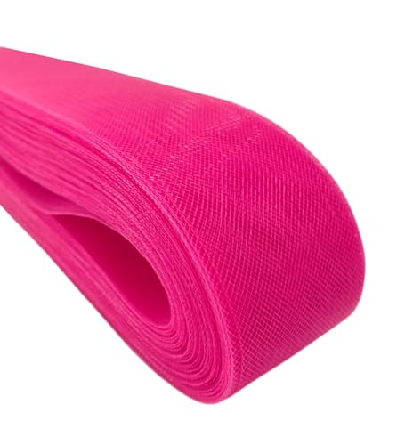 Abbaoww 45,7 m, weiches Rosshaargeflecht für Polyester, Nähen, Hochzeitskleid, Tanzkleider, Kleiderzubehör, Hot Pink Abbaoww 45,7 m, weiches Rosshaargeflecht für Polyester, Nähen, Hochzeitskleid, Tanzkleider, Kleiderzubehör, Hot Pink von Abbaoww