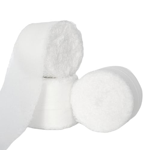 Abbaoww Weißes Chiffonband, 3,8 cm x 27,7 m, handgefertigtes Fransen-Chiffon-Seidenband für Hochzeitseinladungen, Brautsträuße, Geschenkverpackungen, Bastelarbeiten, Heimdekoration Abbaoww Weißes Chiffonband, 3,8 cm x 27,7 m, handgefertigtes Fransen-Chiffon-Seidenband für Hochzeitseinladungen, Brautsträuße, Geschenkverpackungen, Bastelarbeiten, Heimdekoration von Abbaoww