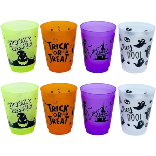 Abbdbd 8 Stück Kunststoffbecher für Halloween oder Trinken, Halloween-Party-Dekoration Abbdbd 8 Stück Kunststoffbecher für Halloween oder Trinken, Halloween-Party-Dekoration von Abbdbd