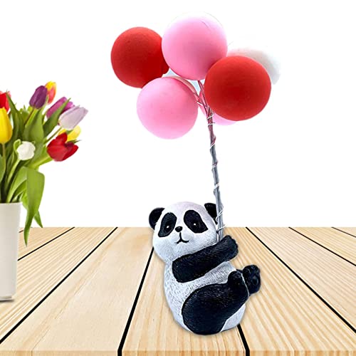 Abbto Auto-Dekoration für das Armaturenbrett, Cartoon-Tierdekoration mit bunten Luftballons, Dekoration für den Innenraum, Mittelkonsole, Zubehör von Abbto