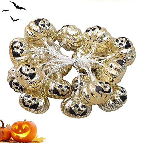 Abbto Kürbis-Lichterkette | 9,8 Fuß Halloween-Dekoration im Freien, LED-Lichter Kürbis, Lichterkette für Halloween-Kürbislaterne für den Innen- und Außenbereich Abbto Kürbis-Lichterkette | 9,8 Fuß Halloween-Dekoration im Freien, LED-Lichter Kürbis, Lichterkette für Halloween-Kürbislaterne für den Innen- und Außenbereich von Abbto