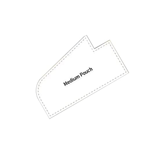 Abbto Musterschablone für Taschen, Nähmuster, Lineale und Schablonen zum Quilten, Nähen, Quilten, Stickerei zum Nähen von Abbto