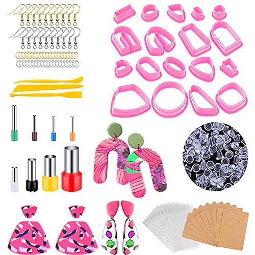 Abbto Ohrringe Polymer Cutter - Polymer-Ton Ohrringschneider für die Schmuckherstellung - Zubehör für Ohrringe Herstellung von Tonohrringen Geschenk für Mädchen Abbto Ohrringe Polymer Cutter - Polymer-Ton Ohrringschneider für die Schmuckherstellung - Zubehör für Ohrringe Herstellung von Tonohrringen Geschenk für Mädchen von Abbto