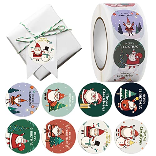 Abbto Weihnachtsaufkleber für Umschlag – 500 Stück niedliche Siegelaufkleber mit Weihnachtsmann, Weihnachtsmütze, Rentier | langlebige selbstklebende Weihnachtsschmuck mit 8 Stilen für Jungen Abbto Weihnachtsaufkleber für Umschlag – 500 Stück niedliche Siegelaufkleber mit Weihnachtsmann, Weihnachtsmütze, Rentier | langlebige selbstklebende Weihnachtsschmuck mit 8 Stilen für Jungen von Abbto