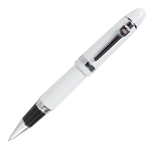 Abcsea Experte Deluxe Roller Kugelschreiber Mit Stift Tasche, Große Fass - Weiß von Abcsea