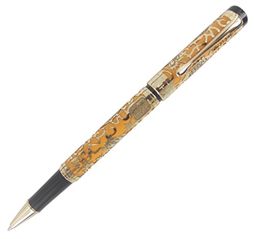 Abcsea Goldener Chinesischer Drache Geprägt Kugelschreiber - Orange von Abcsea