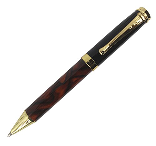 Abcsea Klassische Edition Executive Style Kugelschreiber Mit Stifttasche - rote Blume von Abcsea