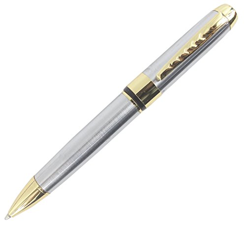 Abcsea Luxus 250 Genius Metall Kugelschreiber Gold Trimmen - Stehlen Abcsea Luxus 250 Genius Metall Kugelschreiber Gold Trimmen - Stehlen von Abcsea