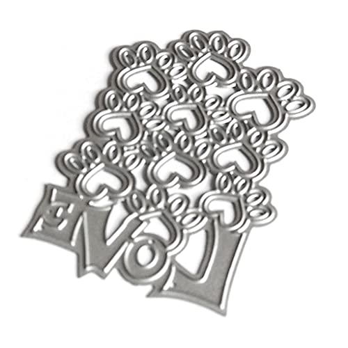 Metall Stanzformen Kohlenstoffstahl Prägeschablone Liebe Hund Pfote Metall Stanzformen Schablone Scrapbooking DIY Album Stempel Papier Karte Metall Stanzformen Kohlenstoffstahl Prägeschablone Liebe Hund Pfote Metall Stanzformen Schablone Scrapbooking DIY Album Stempel Papier Karte von Abcsweet