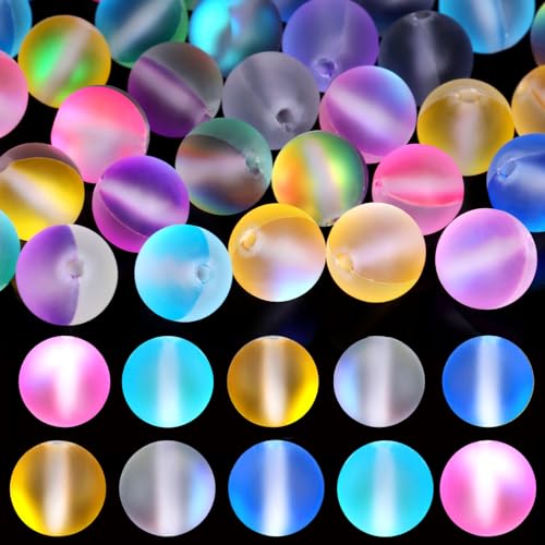 170 Stück Großformat Kristall Glasperlen Mattierte Glitzerperlen zum Auffädeln,8mm/6mmRunde Schmuckperlen Bunt Matte Basteln Perlen,Lichtbrechendes Leuchten,für DIY Halsketten Ohrringe Schmuck Basteln 170 Stück Großformat Kristall Glasperlen Mattierte Glitzerperlen zum Auffädeln,8mm/6mmRunde Schmuckperlen Bunt Matte Basteln Perlen,Lichtbrechendes Leuchten,für DIY Halsketten Ohrringe Schmuck Basteln von Abeillo