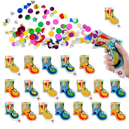 20 Stück Party Confetti Kanone,Mini Konfettikanone,Konfetti Geburtstag Glitzer Papier Konfettibombe Shooter Confetti Handheld Party Popper Hochzeit Pistolen Konfetti 20 Stück Party Confetti Kanone,Mini Konfettikanone,Konfetti Geburtstag Glitzer Papier Konfettibombe Shooter Confetti Handheld Party Popper Hochzeit Pistolen Konfetti von Abeillo