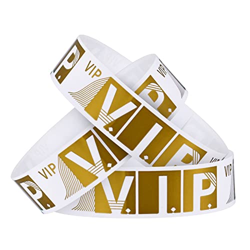 300 Stk VIP Einlassbänder, Einlassbänder mit VIP, Wasserdichte Eintrittsarmbänder für Veranstaltungen, Papier Eintrittsarmbänder VIP für Partys Vergnügungsparks Konzerte Geburtstag Hochzeit 300 Stk VIP Einlassbänder, Einlassbänder mit VIP, Wasserdichte Eintrittsarmbänder für Veranstaltungen, Papier Eintrittsarmbänder VIP für Partys Vergnügungsparks Konzerte Geburtstag Hochzeit von Abeillo