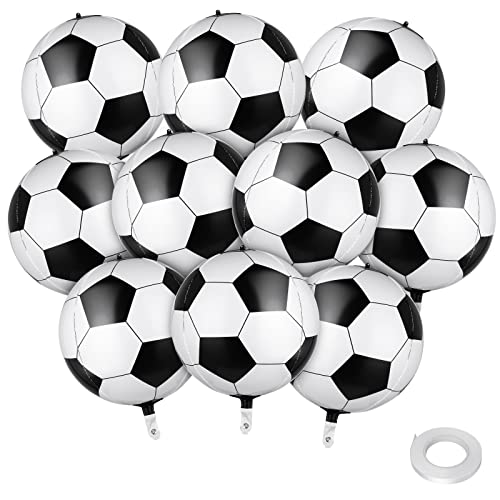 Abeillo 10 Stück 3D Sphärisch Fussball Luftballon, 22 In/56 cm Geburtstagsdeko Fussball, Party Fussball Deko Fußball Folienballon für Mann Kinder Junge Geburtstag Sport Fussball Thema Abeillo 10 Stück 3D Sphärisch Fussball Luftballon, 22 In/56 cm Geburtstagsdeko Fussball, Party Fussball Deko Fußball Folienballon für Mann Kinder Junge Geburtstag Sport Fussball Thema von Abeillo