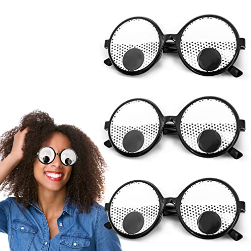 Abeilo 3 Stück Lustige Brillen Wackelaugen Brille, Schüttelt Augen Party Brille, Kulleraugen Brille für Foto Requisiten, Kostüm Zubehör, Die Partei Cosplay und Erwachsene Kinder Party Abeilo 3 Stück Lustige Brillen Wackelaugen Brille, Schüttelt Augen Party Brille, Kulleraugen Brille für Foto Requisiten, Kostüm Zubehör, Die Partei Cosplay und Erwachsene Kinder Party von Abeillo