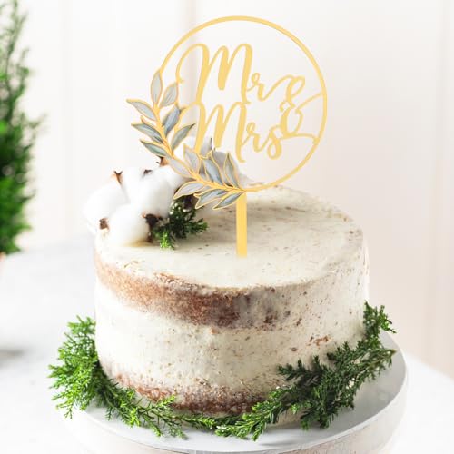 Tortendeko Goldene Hochzeit, Mr & Mrs Cake Topper Gold Hochzeitstorte Topper, Acryl Braut und Bräutigam Party Kuchen Dekorationen für Brautparty, Hochzeitsfeier, Jubiläum Verlobung Antrag Tortendeko Goldene Hochzeit, Mr & Mrs Cake Topper Gold Hochzeitstorte Topper, Acryl Braut und Bräutigam Party Kuchen Dekorationen für Brautparty, Hochzeitsfeier, Jubiläum Verlobung Antrag von Abeillo