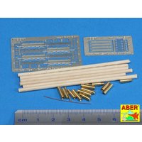 Barrel cleaning rods with brackets for Tiger I early / late / Kanonenputzset Barrel cleaning rods with brackets for Tiger I early / late / Kanonenputzset von Aber