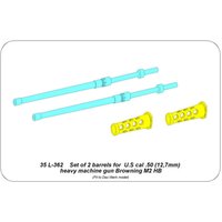 Set of 2 barrels for  U.S cal .50 Browning M2 HB von Aber