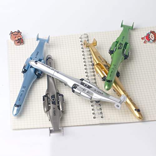 Abhpjuy 4 Pack Gelschreiber Gelschreiber in Flugzeugform 4 Farben Kugelschreiber 0,38 mm glattes Schreiben für Schulbedarf Bürobedarf Studenten Abhpjuy 4 Pack Gelschreiber Gelschreiber in Flugzeugform 4 Farben Kugelschreiber 0,38 mm glattes Schreiben für Schulbedarf Bürobedarf Studenten von Abhpjuy