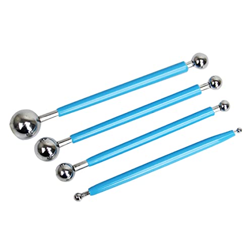 Abibiocy 4pcs Fondant Kuchen dekorieren Tonblütigblumenzucker -Ballmodell DIY Werkzeugkugel Formwerkzeug Kuchen Dekorieren Werkzeuge Ton Bildhauerung Eindrückung Implementierung Kitchen Utenens Abibiocy 4pcs Fondant Kuchen dekorieren Tonblütigblumenzucker -Ballmodell DIY Werkzeugkugel Formwerkzeug Kuchen Dekorieren Werkzeuge Ton Bildhauerung Eindrückung Implementierung Kitchen Utenens von Abibiocy