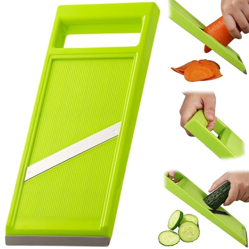 Gemüse Slicer Handheld Multifunktional Küchen Gemüse Cutter Kartoffel Slicer Küchenschneider zeitsparend und grün, Gemüse Slicer Handheld Multifunktional Küchen Gemüse Cutter Kartoffel Slicer Küchenschneider zeitsparend und grün, von Abibiocy