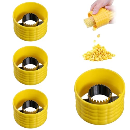 Mais -Cob -Stripper, 4PCS Edelstahl Mais Stripper für COB, Manuelle Rotation Schäler, 2, 9 x 1, 9 auf dem Entferner für die Heimküche Mais -Cob -Stripper, 4PCS Edelstahl Mais Stripper für COB, Manuelle Rotation Schäler, 2, 9 x 1, 9 auf dem Entferner für die Heimküche von Abibiocy