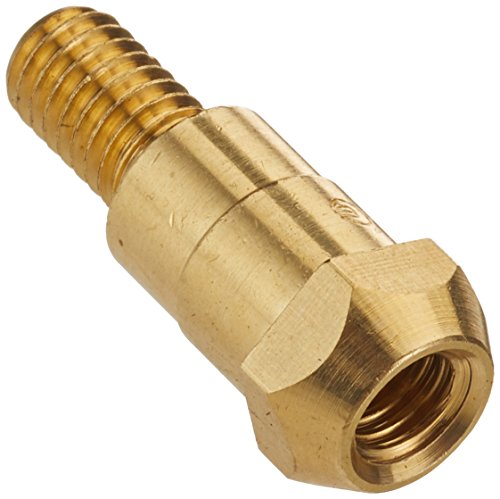 Abicor 142.0003 Binzel Kontaktspitzenhalter für Schweißbrenner, Gewindegröße M6 x M6, Länge 26 mm, 10 Stück von Abicor Binzel