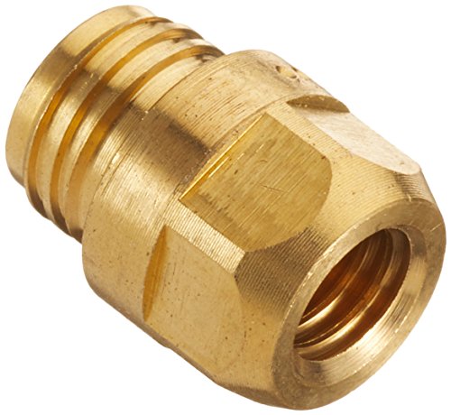 Abicor 142.0121 Binzel Messing-Kontakthalter für Schweißbrenner, M6/BI 8/24, Länge 13 mm, 10 Stück von Binzel