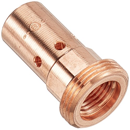 Abicor 142.0201.10 Binzel Kontaktspitzenhalter für Schweißbrenner, M8 x M10 x 1, Gewindegröße, 27 mm Länge, 10 Stück von Binzel