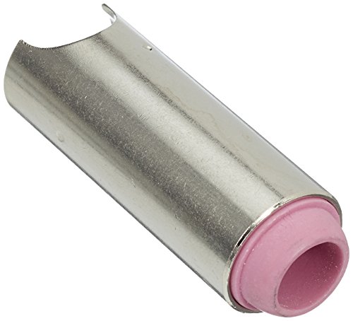 Abicor Binzel 701.0129 Keramik-Gasdüse mit Metallschirm, 55 mm lang, 12,5 mm Durchmesser, Nr. 8 Größe (10 Stück) von Binzel