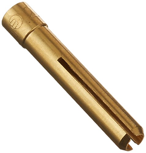 Abicor Binzel 701.1020 Spannzange für ABITIG GRIP 9, 20 und 20 SC Schweißbrenner, Messingausführung, Länge 25 mm, Durchmesser 2,4 mm, 10 Stück von Binzel