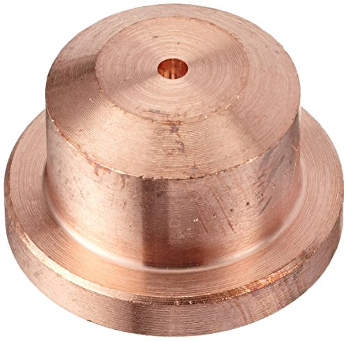 Abicor Binzel 758.0043 Spezialdüse für ABIPLAS CUT 200 W/200 WMT luftgekühlte Plasma Schneidbrenner, 1,8 Durchmesser, 120 A-160 A, 10 Stück von Binzel