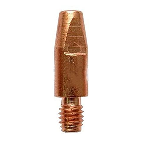 Abicor Binzel Kontaktspitze für Schweißbrenner, E-Cu, Gewindegröße M8, 1,0 mm, Drahtdurchmesser 10 mm, Länge 30 mm, 50 Stück, 140.0313.50 von Abicor Binzel
