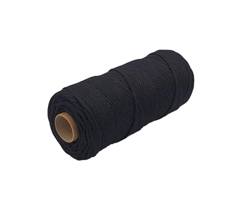 Abio Makramee Garn Schwarz 2mm 200m Baumwollgarn Macrame Cord Kordel Garn für Makramee Schnur Makrameegarn Baumwollschnur Baumwollkordel Baumwolle Schwarz 2mm 200m Abio Makramee Garn Schwarz 2mm 200m Baumwollgarn Macrame Cord Kordel Garn für Makramee Schnur Makrameegarn Baumwollschnur Baumwollkordel Baumwolle Schwarz 2mm 200m von Abio