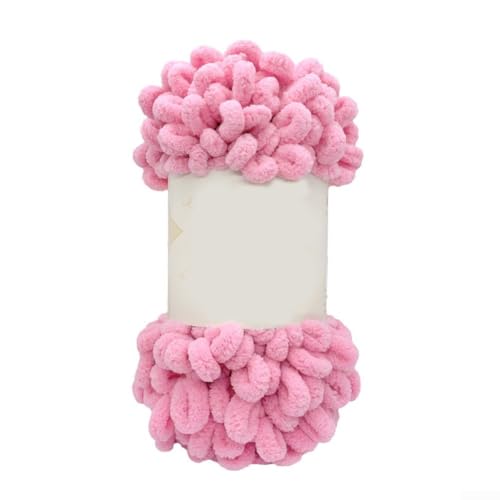 Flauschiges Chenille-Garn, einfach zu verwenden, Fingerschlaufengarn zum Basteln von Babydecken und warmen Gegenständen, 100 g (04) von Ableholy