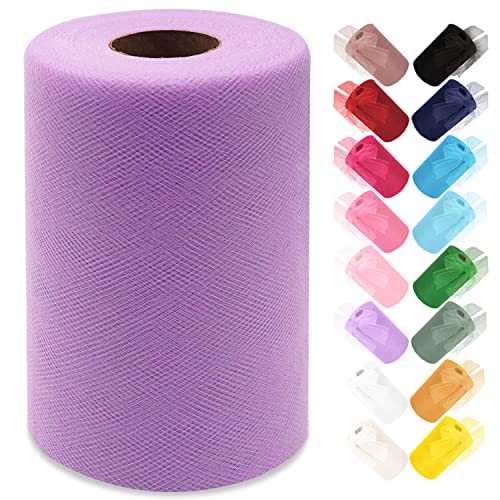 Lavendel-Tüll-Rolle, 15 cm x 91 m, Tüll für Tutu, Kleid, Pompons, Türschleifen, Geschenkverpackung, Babyparty, Hochzeitsdekoration Lavendel-Tüll-Rolle, 15 cm x 91 m, Tüll für Tutu, Kleid, Pompons, Türschleifen, Geschenkverpackung, Babyparty, Hochzeitsdekoration von Ableme Deco