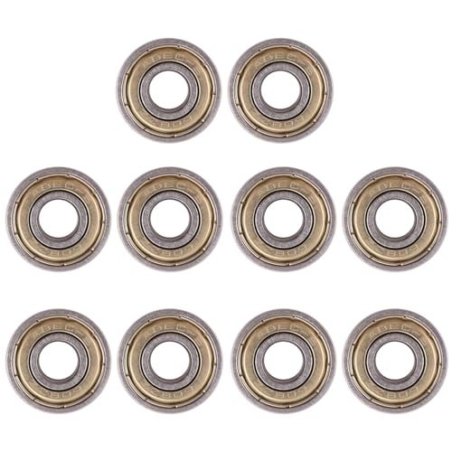 Aboiled 10 Stück 8 x 22 x 7 mm Skateboard Scooter Lagerräder ABEC-5 608ZZ Aboiled 10 Stück 8 x 22 x 7 mm Skateboard Scooter Lagerräder ABEC-5 608ZZ von Aboiled