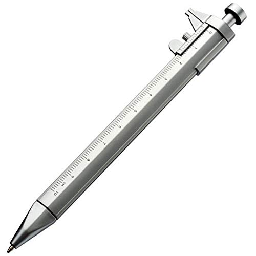 Aboiled 5 StüCk Multifunktions 1,0 Mm Gel Tinten Stift Vernier Bremssattel Roller Stift Schreibwaren Kugelschreiber Stifte Blaue Tinte von Aboiled