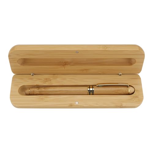 Aboiled Vintage Eleganter Bambus Füllfederhalter Mit Kasten Für Geschäfts Geschenke Luxus Marken Büro Schreib Stifte von Aboiled