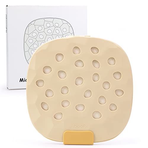 Aboofx Mikrowellen Blumenpresse XXL (22,9x22,9 cm), Schnellste Trocknung in Minuten, Großes Blumenpress Set für Blumen,Kräuter&Blätter, Wiederverwendbar Filzmatten, DIY Basteln, Herbarium, Resin Art von Aboofx