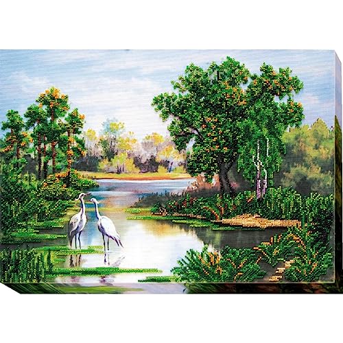 Abris Art AB-483 Perlenstich Stickset, Baumwolle, mehrfarbig, 30x19cm Abris Art AB-483 Perlenstich Stickset, Baumwolle, mehrfarbig, 30x19cm von Abris Art