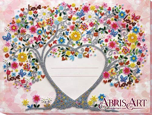 Abris Art AB-611 Perlenstich Stickset, Baumwolle, mehrfarbig, 28x19cm von Abris Art
