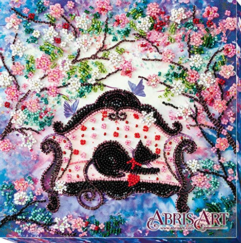 Abris Art AMB-022 Perlenstich Stickset, Baumwolle, mehrfarbig, 20x21cm von Abris Art