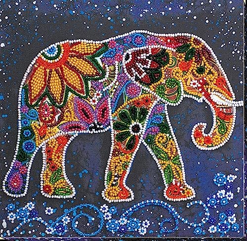Abris Art AMB-046 Perlenstich Stickset, Baumwolle, mehrfarbig, 20x21cm von Abris Art
