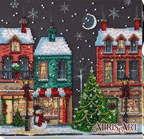 Abris Art AMB-048 Perlenstich Stickset, Baumwolle, mehrfarbig, 20x21cm von Abris Art