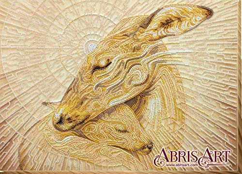 Abris Art AB-593 Perlenstich Stickset, Baumwolle, mehrfarbig, 30x19cm von Abris Art