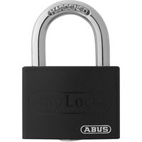 ABUS Vorhängeschloss myLock T65AL/40 schwarz von Abus