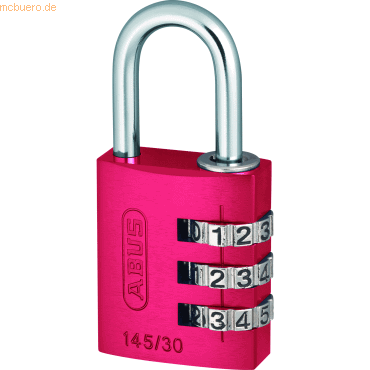 Abus Vorhangschloss 466151 145/30 rot von Abus