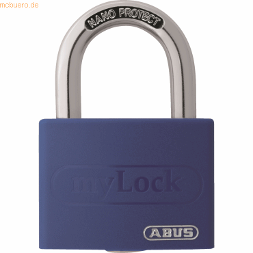 Abus Vorhangschloss 802829 T65AL/40 blau von Abus